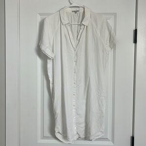 Madewell White Shirt Dress M